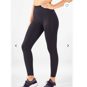 Seamless high-waisted mesh 7/8 Fabletics leggings